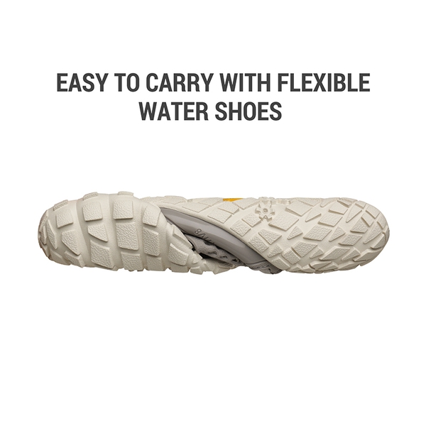 Women's Lightweight Quick-Drying Water Shoes - BEIGE LIGHT GREY - 4